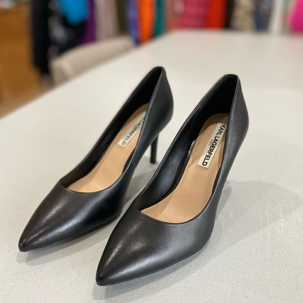 Karl Lagerfeld Black Heels • Business Attire • Size 6.5